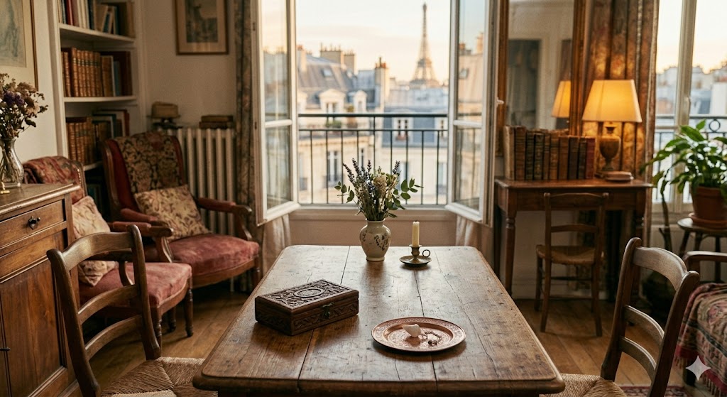Consultation au Cabinet Paris — appartement parisien avec vue